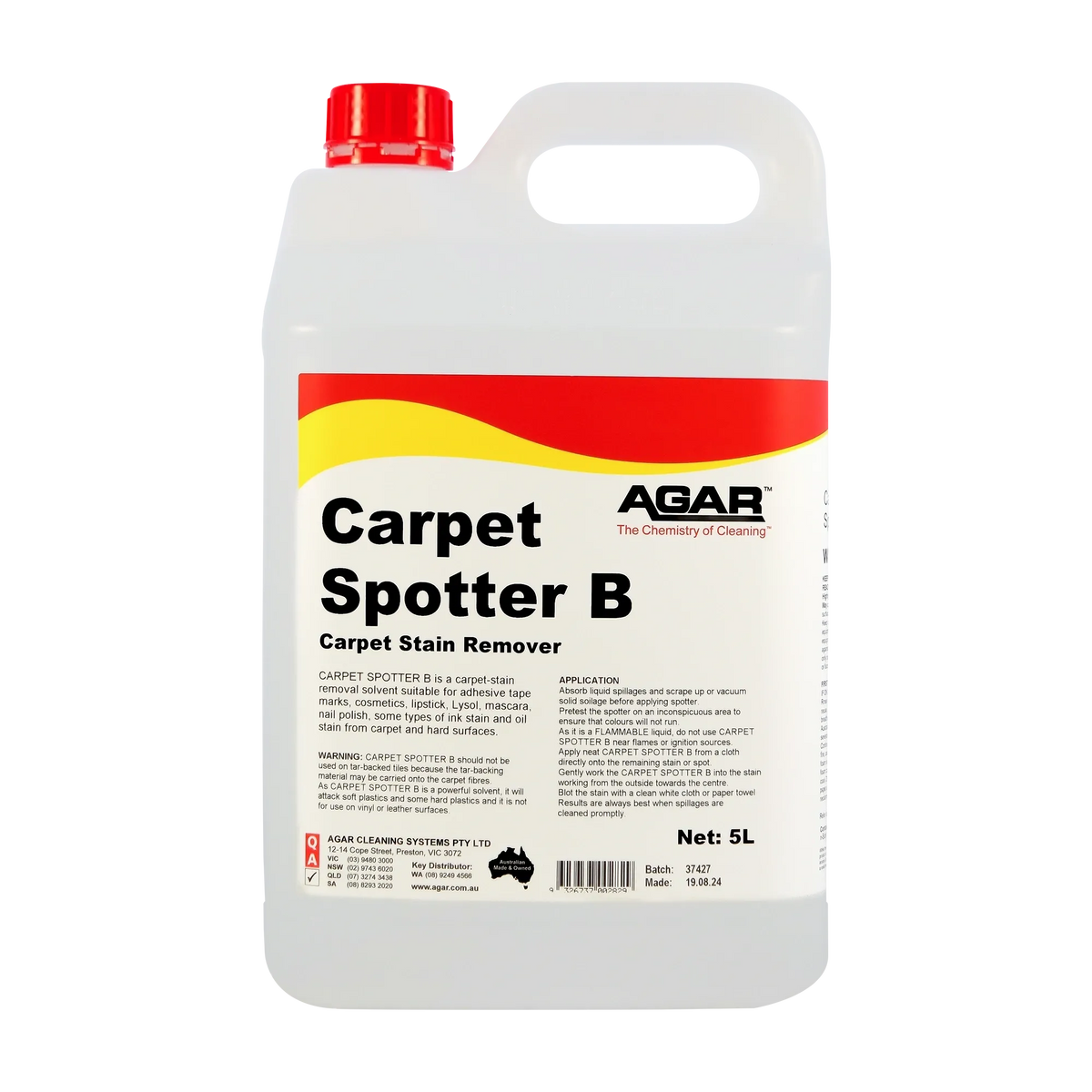 Agar Carpet Spotter B Carpet Stain Remover