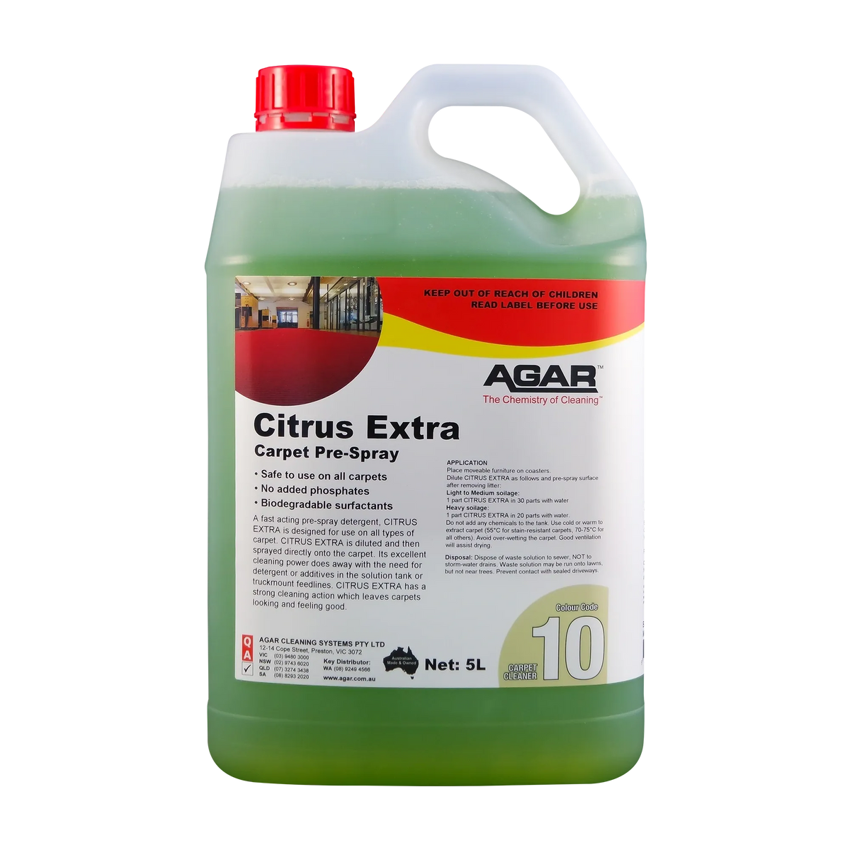 Agar Citrus Extra Carpet Pre-Spray