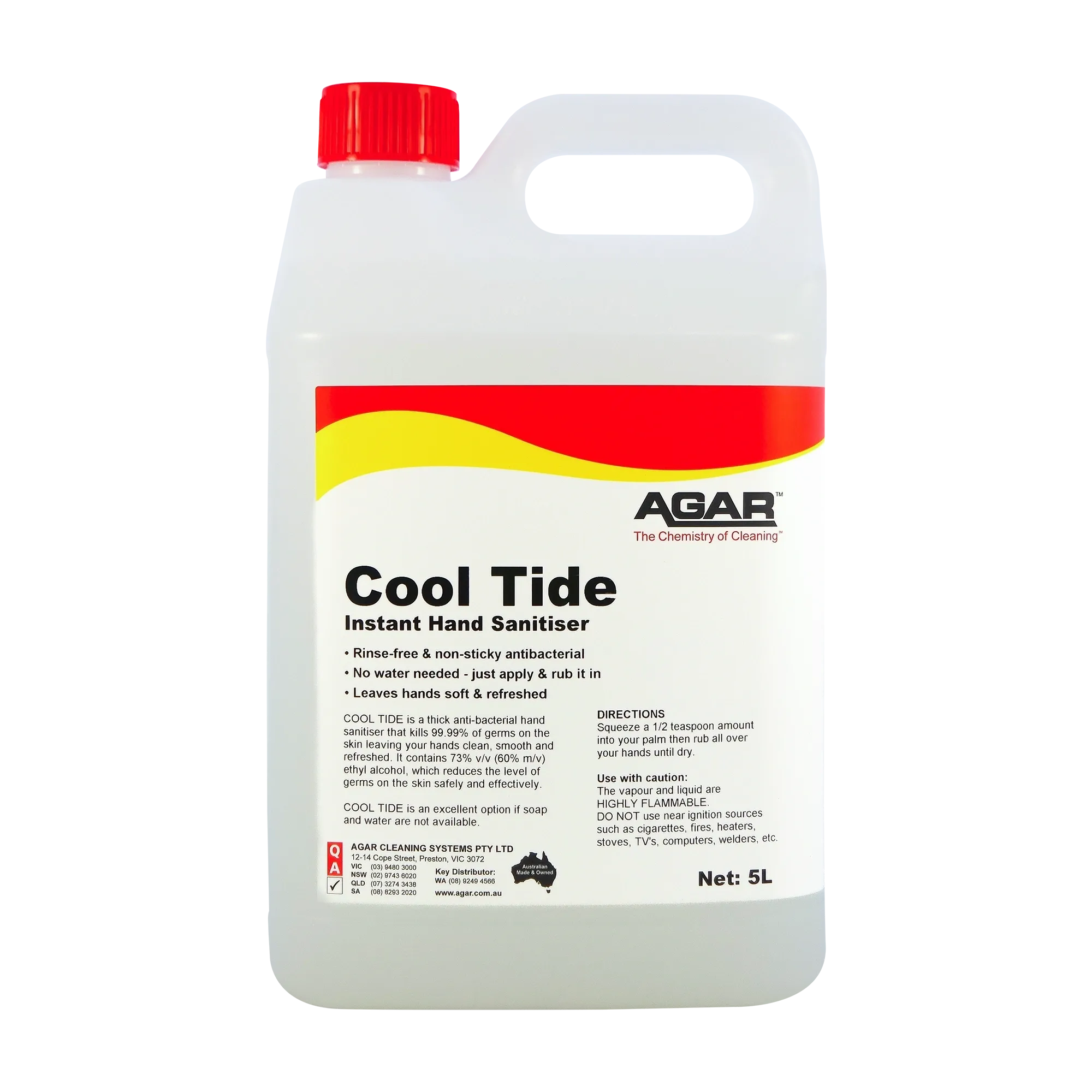 Agar Cool Tide Instant Hand Sanitiser