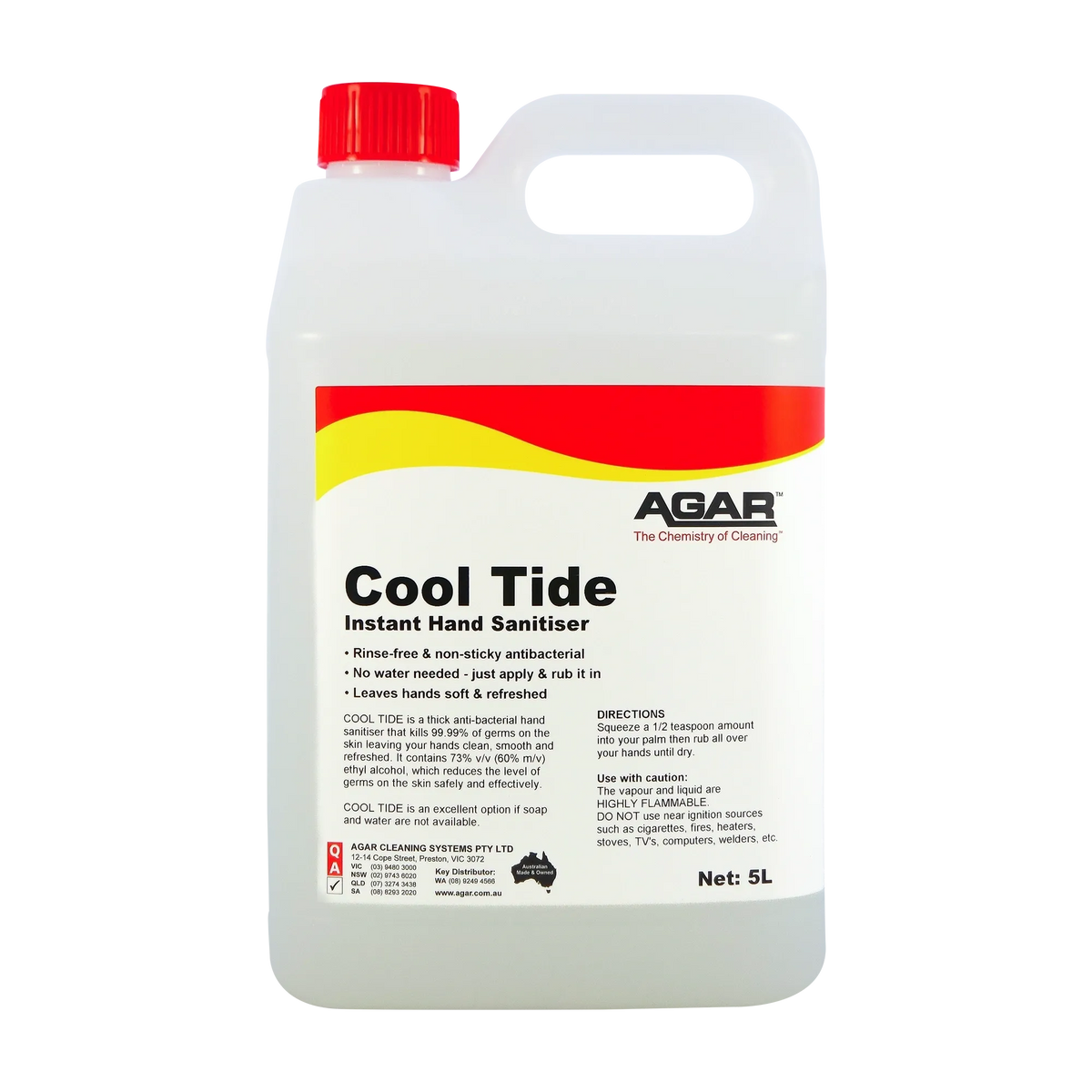 Agar Cool Tide Instant Hand Sanitiser