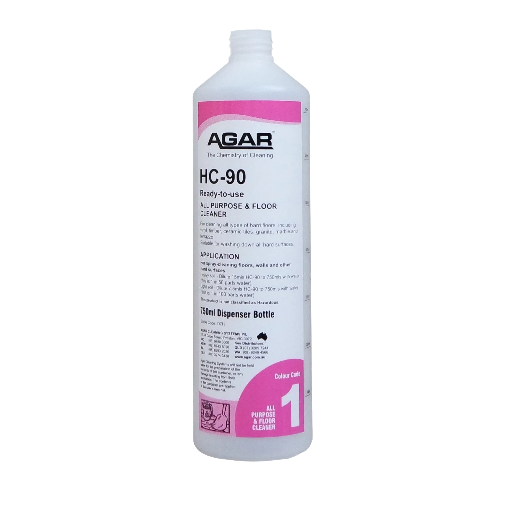 Agar HC-90 750ml Empty Squirt Bottle