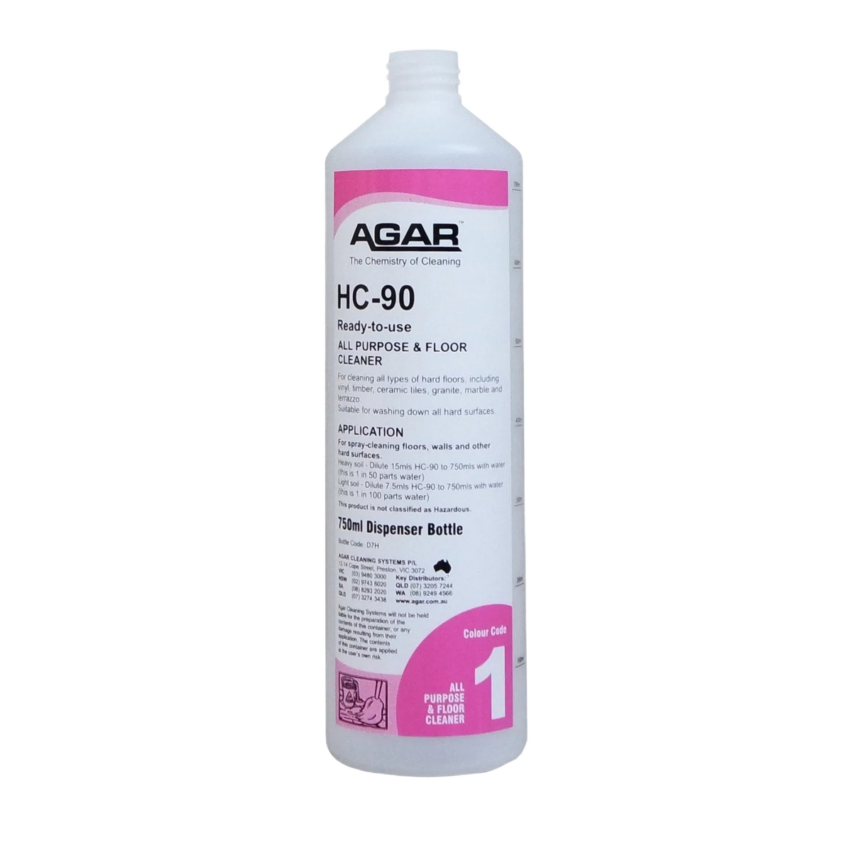 Agar HC-90 750ml Empty Squirt Bottle