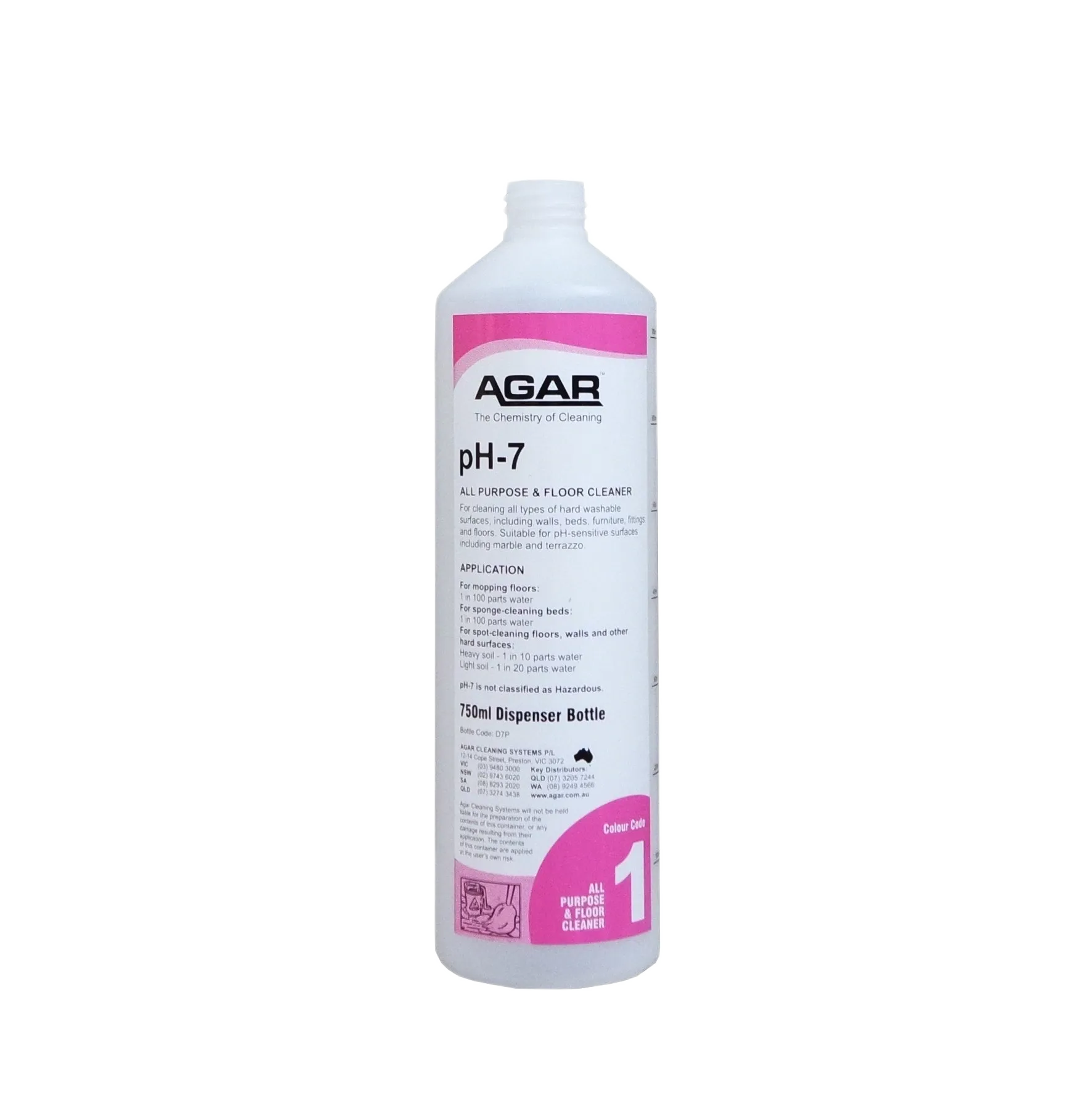 AGAR pH-7 750ml Empty Squirt Bottle