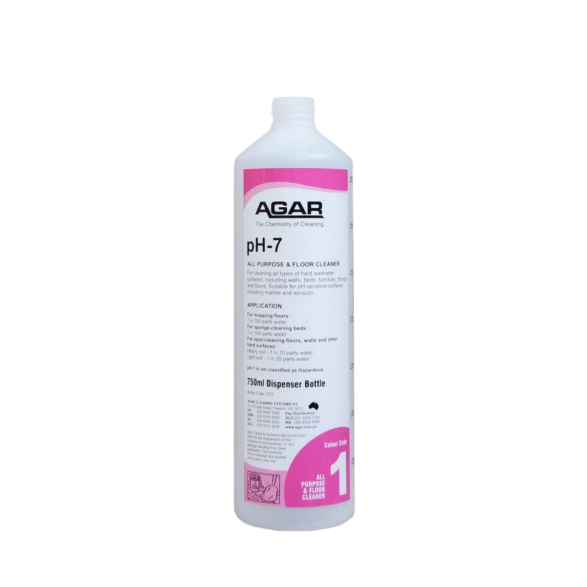 AGAR pH-7 750ml Empty Squirt Bottle