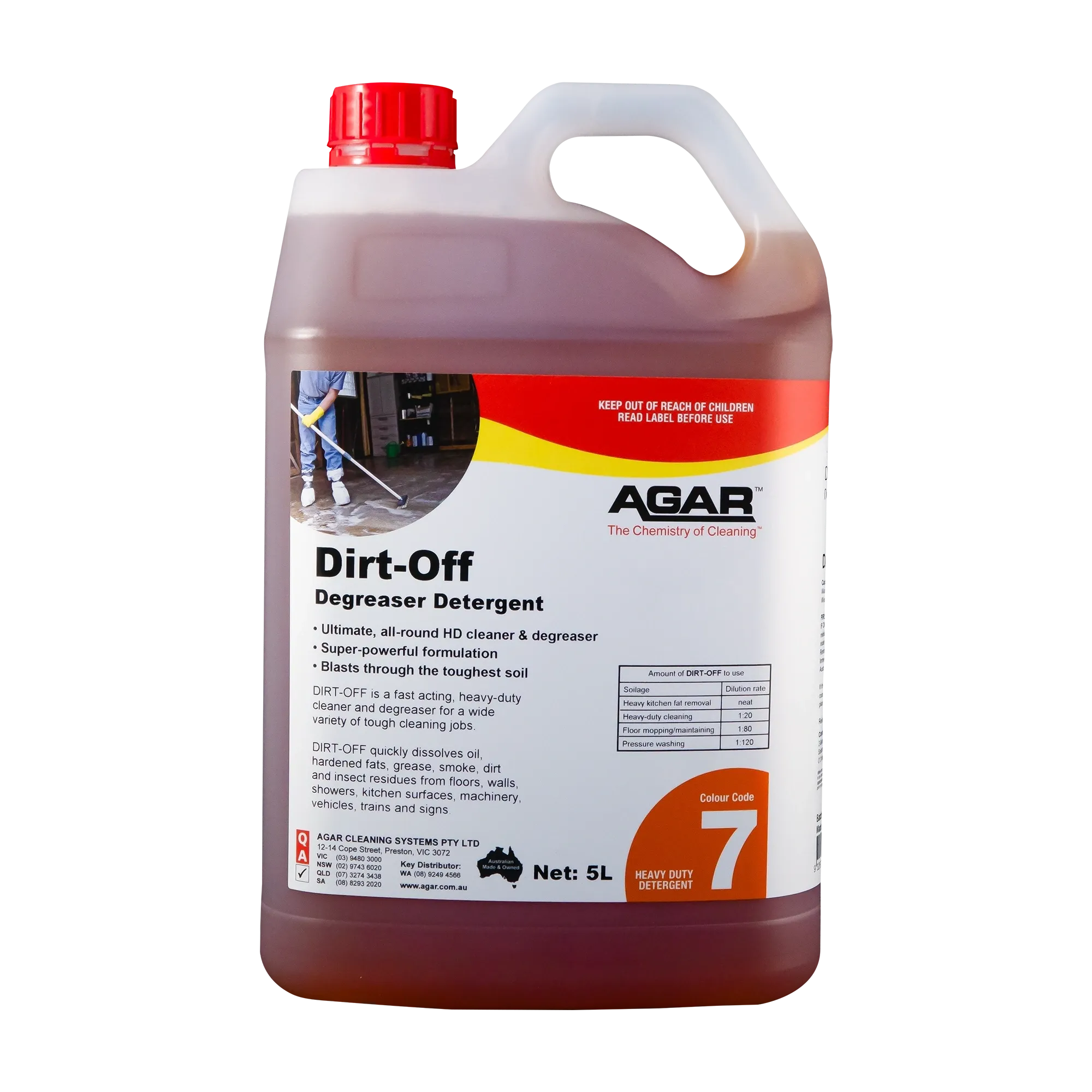 Agar Dirt-Off Degreaser Detergent