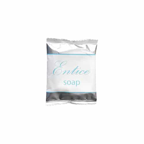 RapidClean Entice Bath Soap - Pleat Wrapped or Sachet Guest Amenities