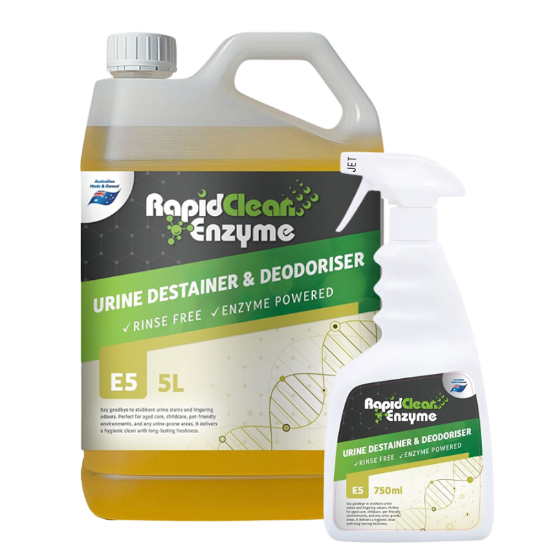 RapidClean Enzyme Urine Destainer & Deodoriser (various sizes)