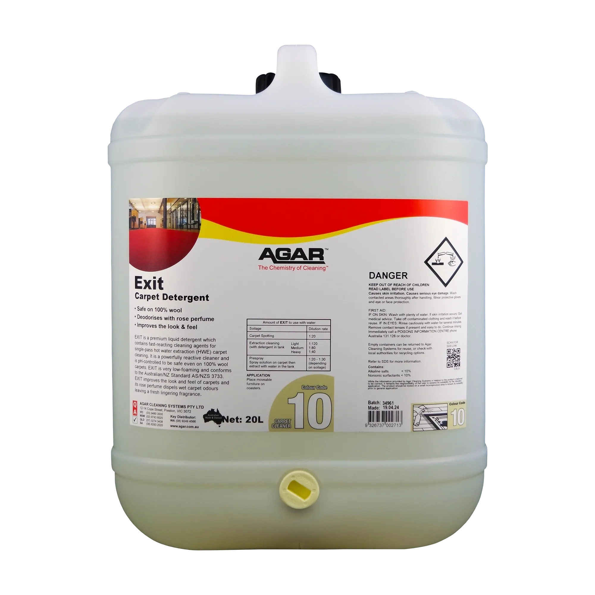 Agar Exit Carpet Detergent