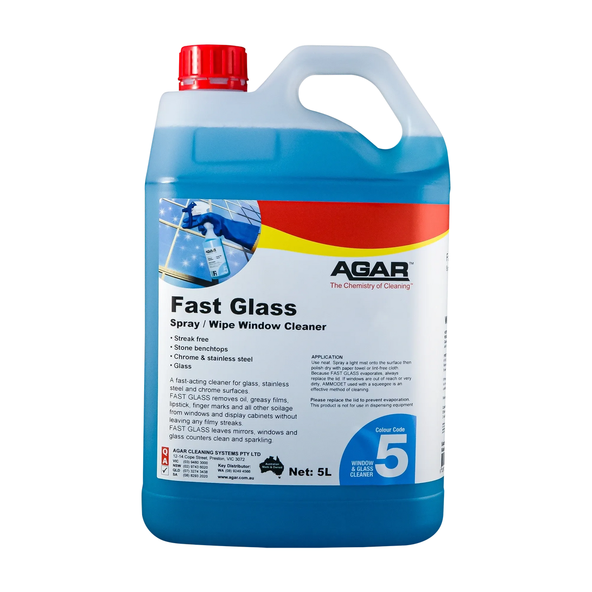 Agar Fast Glass Spray/Wipe Window Cleaner