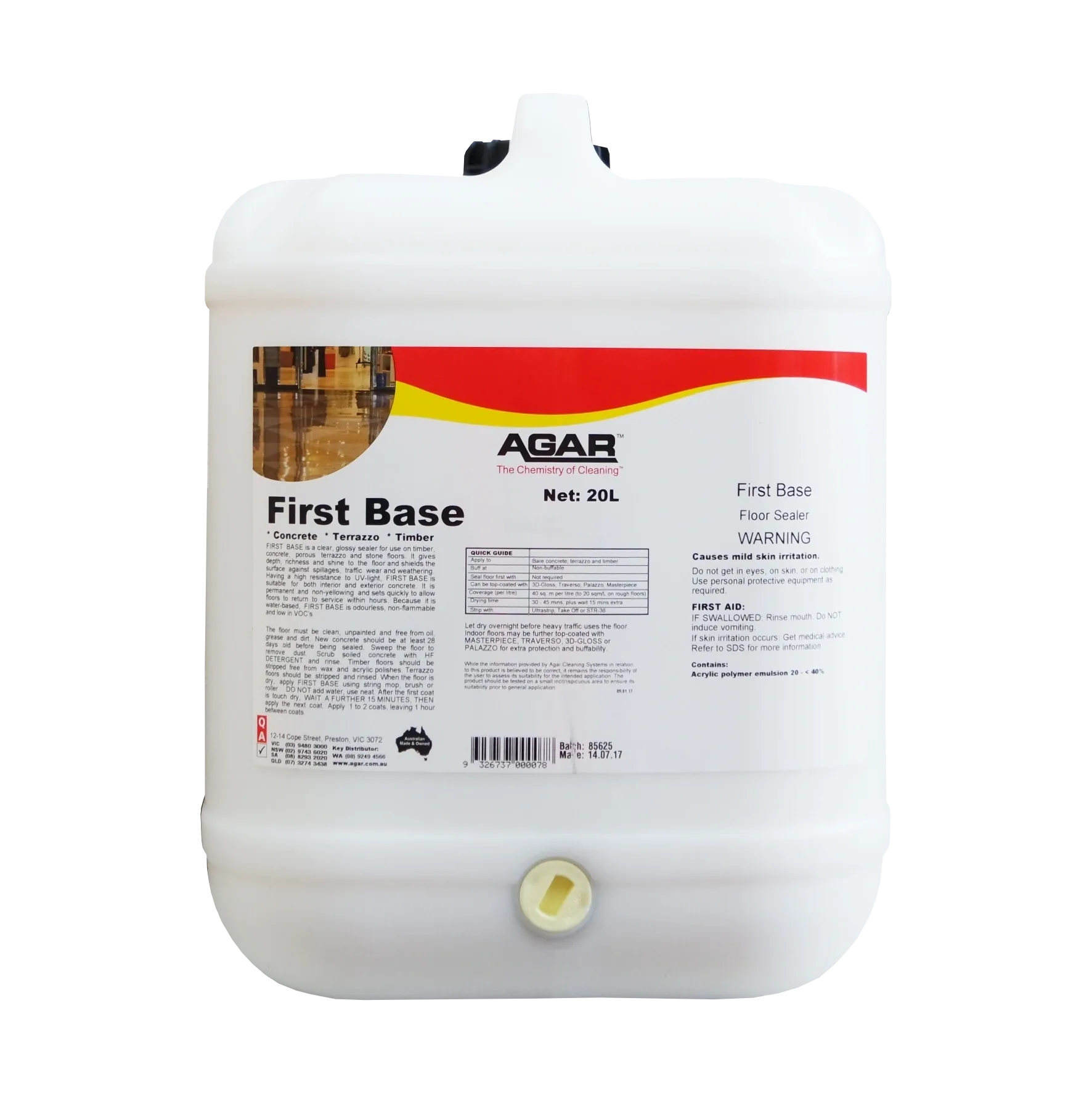 Agar First Base Floor Sealer