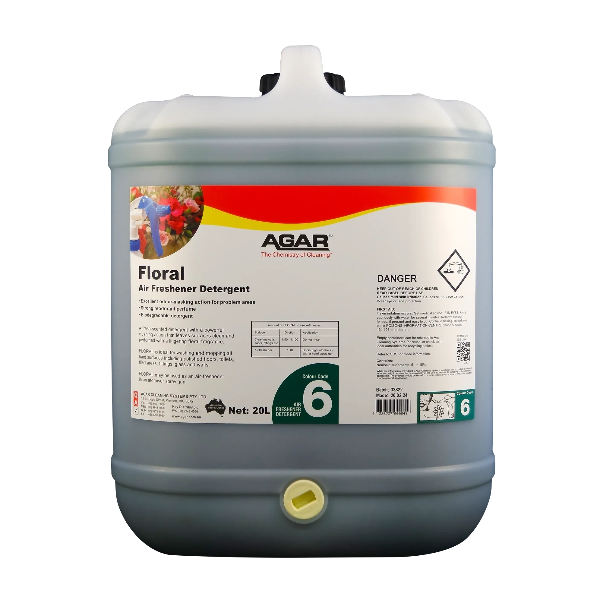 Agar Floral Air Freshener Detergent