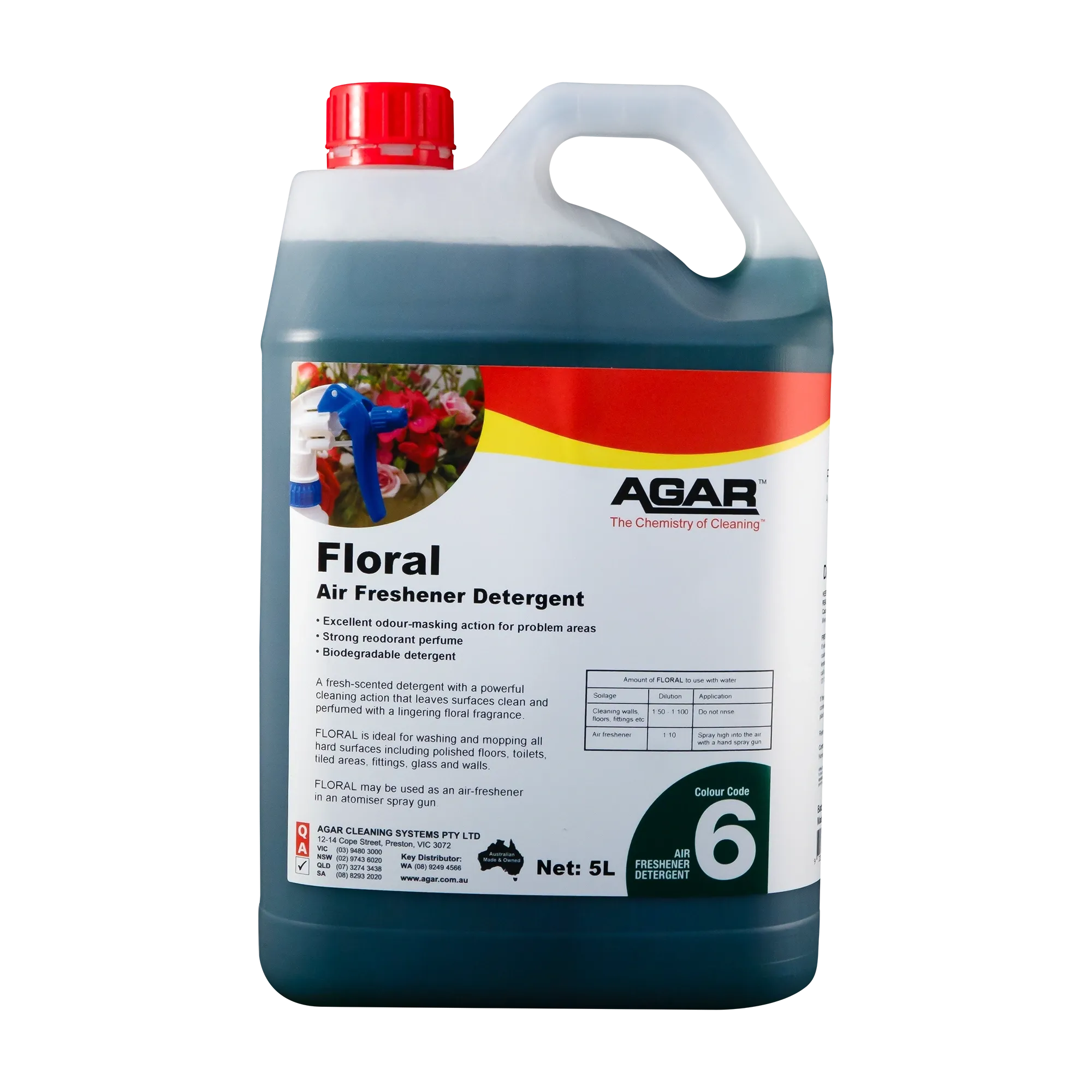 Agar Floral Air Freshener Detergent