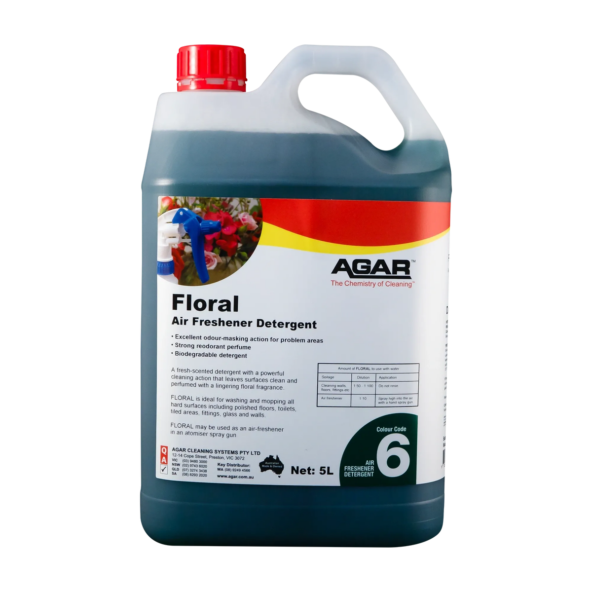 Agar Floral Air Freshener Detergent