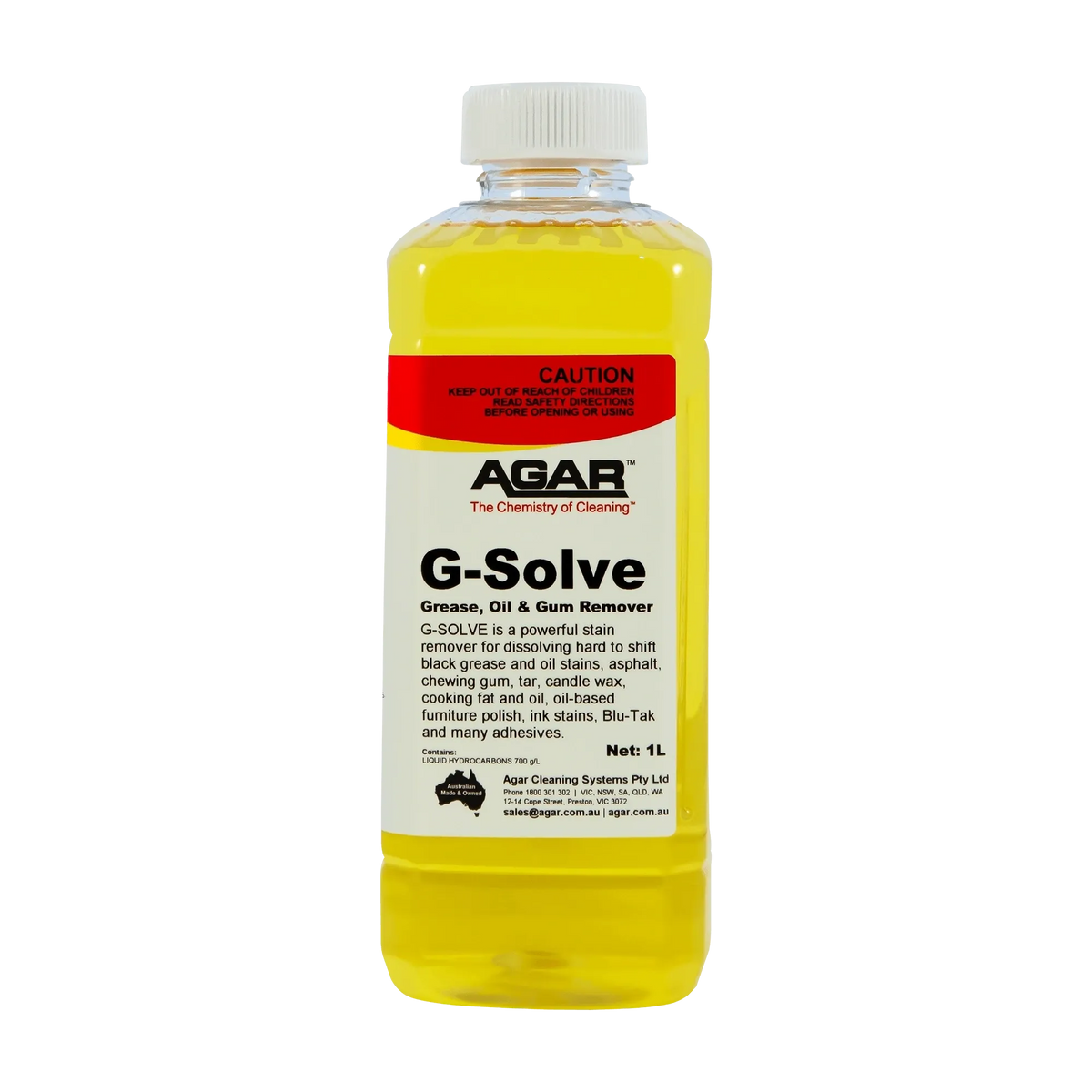 Agar G-Solve Grease, Oil and Gum Remover