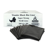 Bin Liners G80WB 78-80L Bin Liners 95x78cm