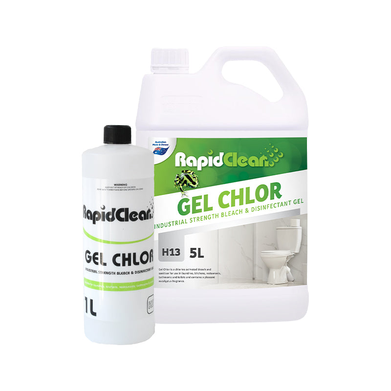 RapidClean Gel Chlor Bleach & Disinfectant (various sizes)