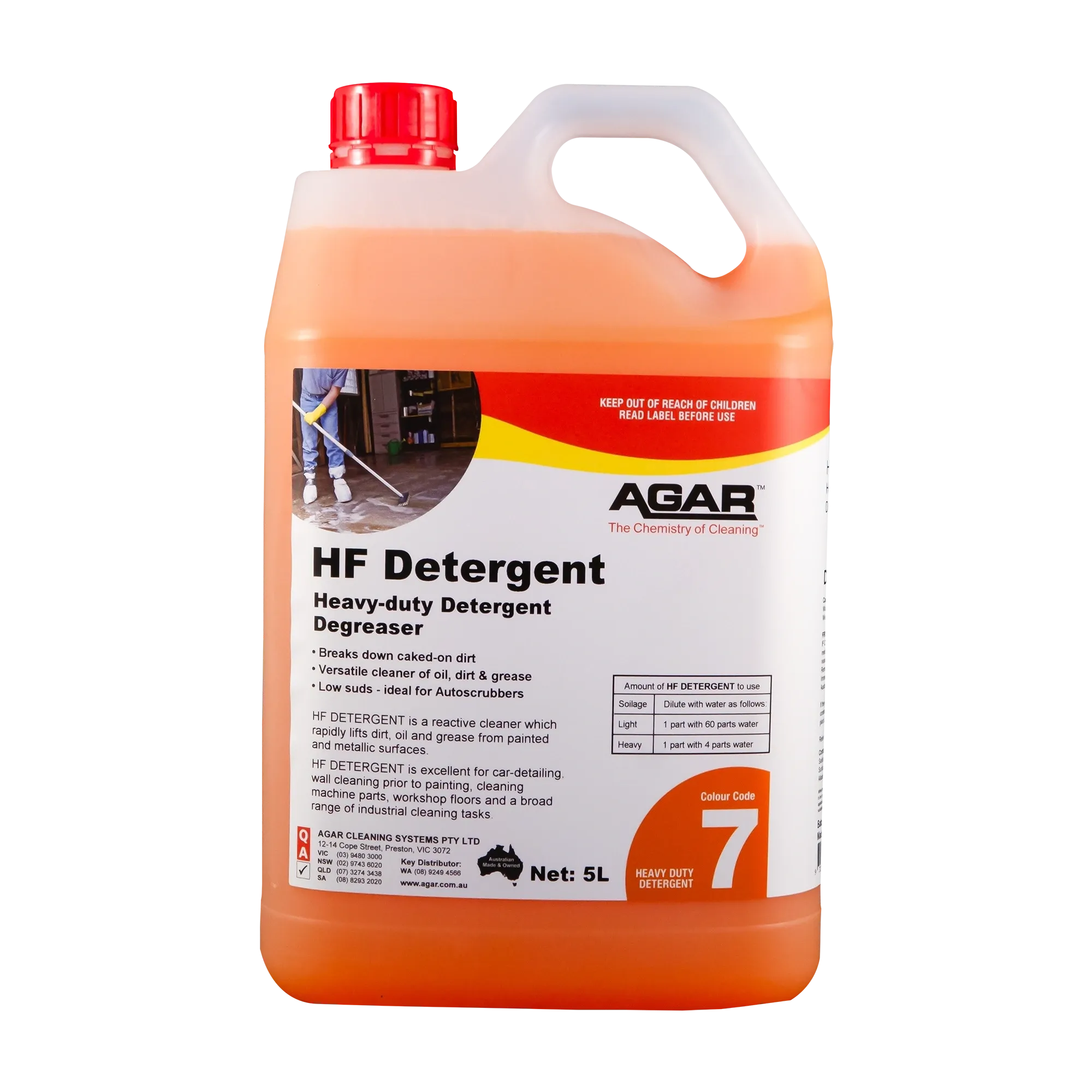 Agar HF Detergent Heavy Duty Detergent Degreaser