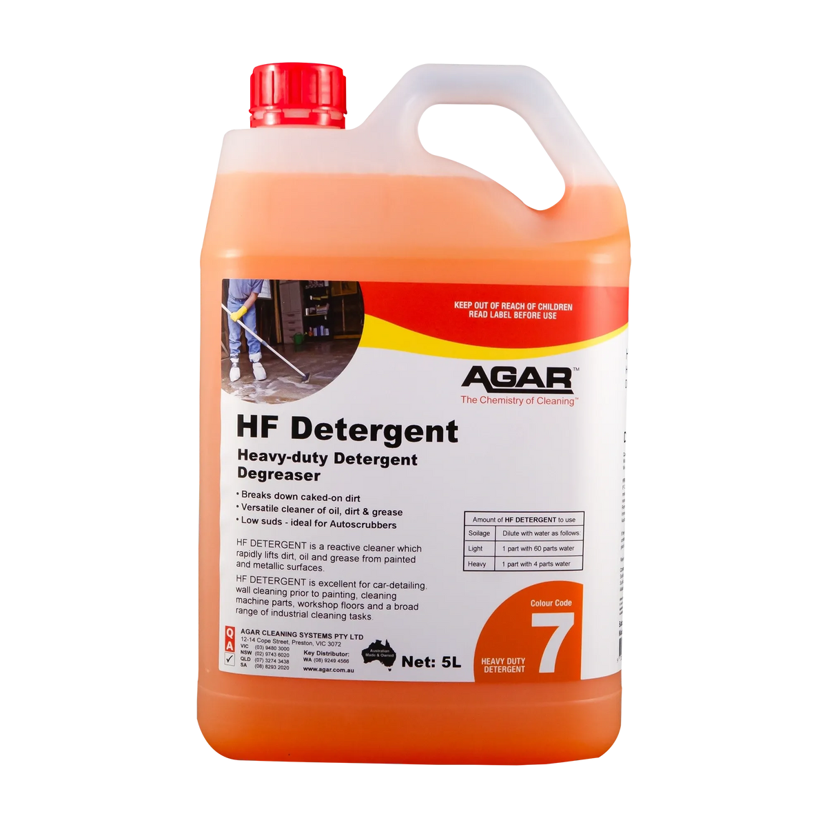 Agar HF Detergent Heavy Duty Detergent Degreaser