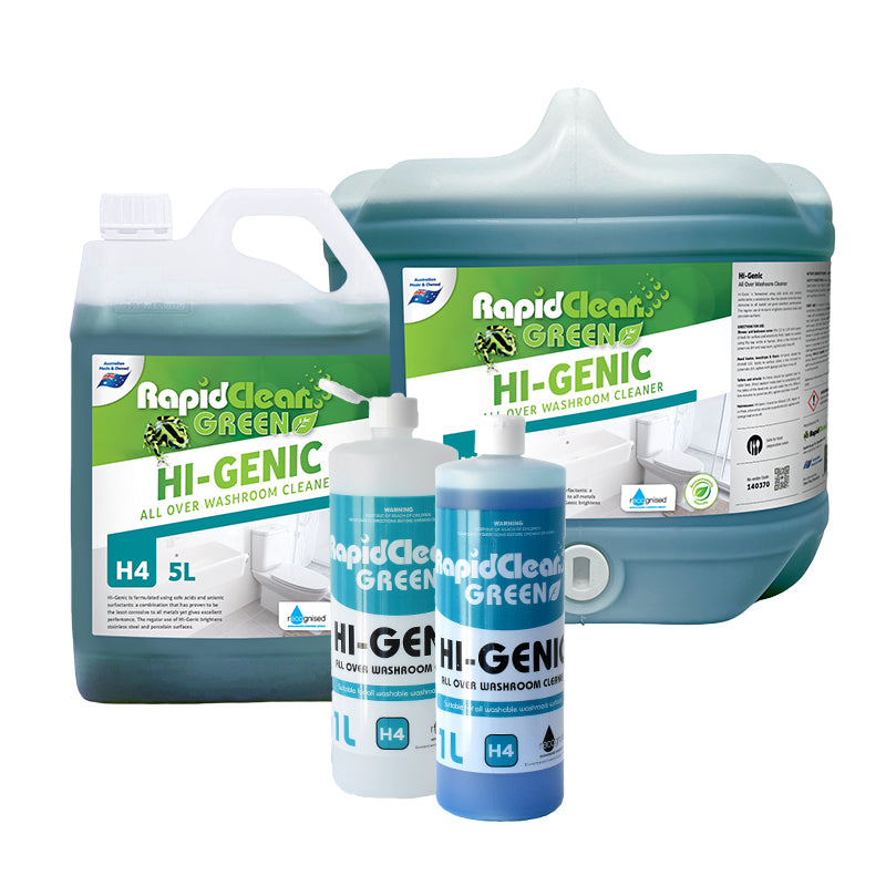 RapidClean Hi-Genic All Over Washroom Cleaner (various sizes)