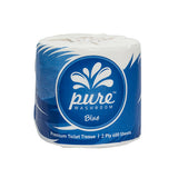 Pure Washroom FSC®  Blue Range Premium 2 Ply 400 Sheet Toilet Roll (48 Rolls Wrapped)