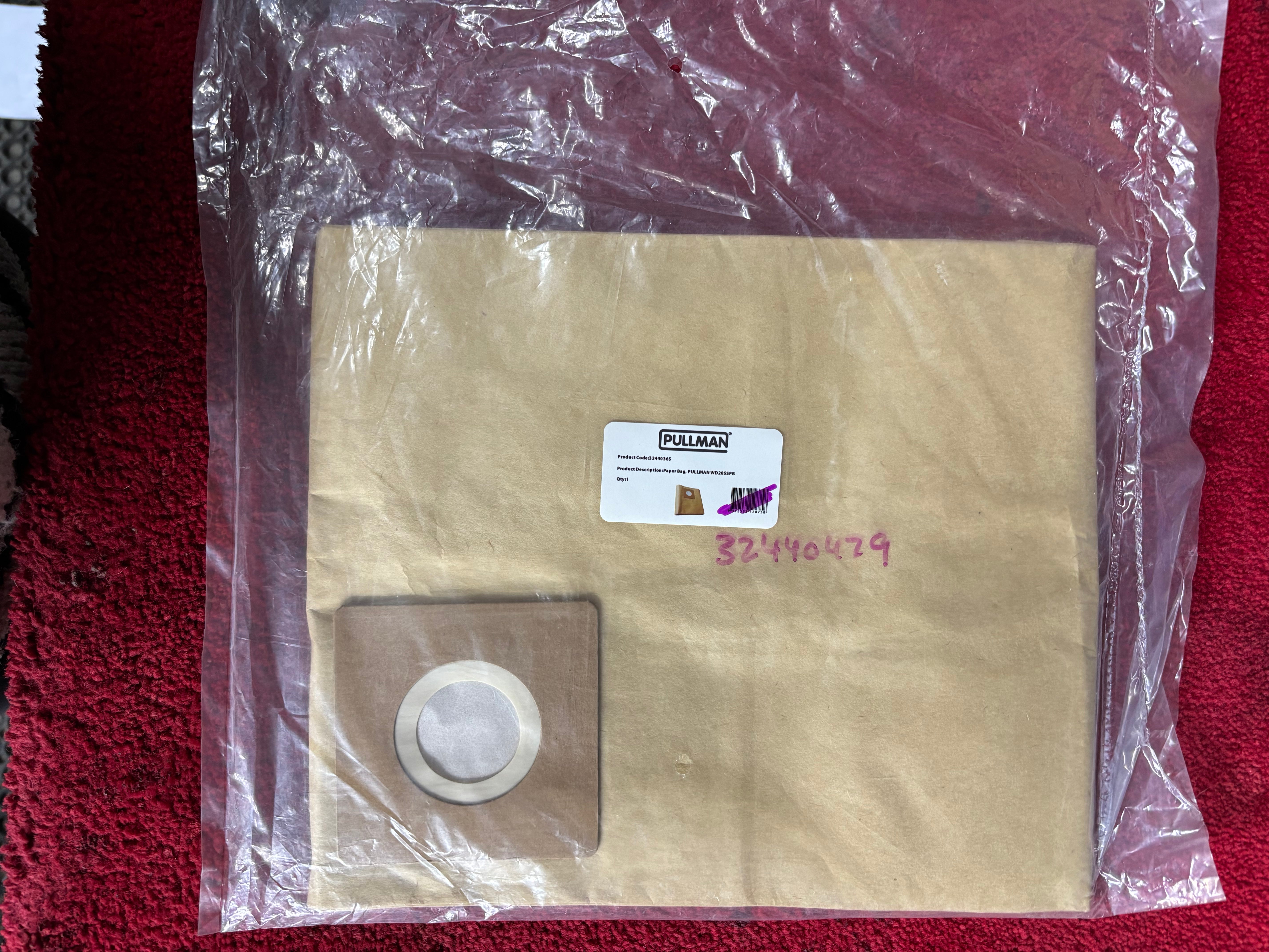 Pullman Dust Bag for Pullman WD20SSPB