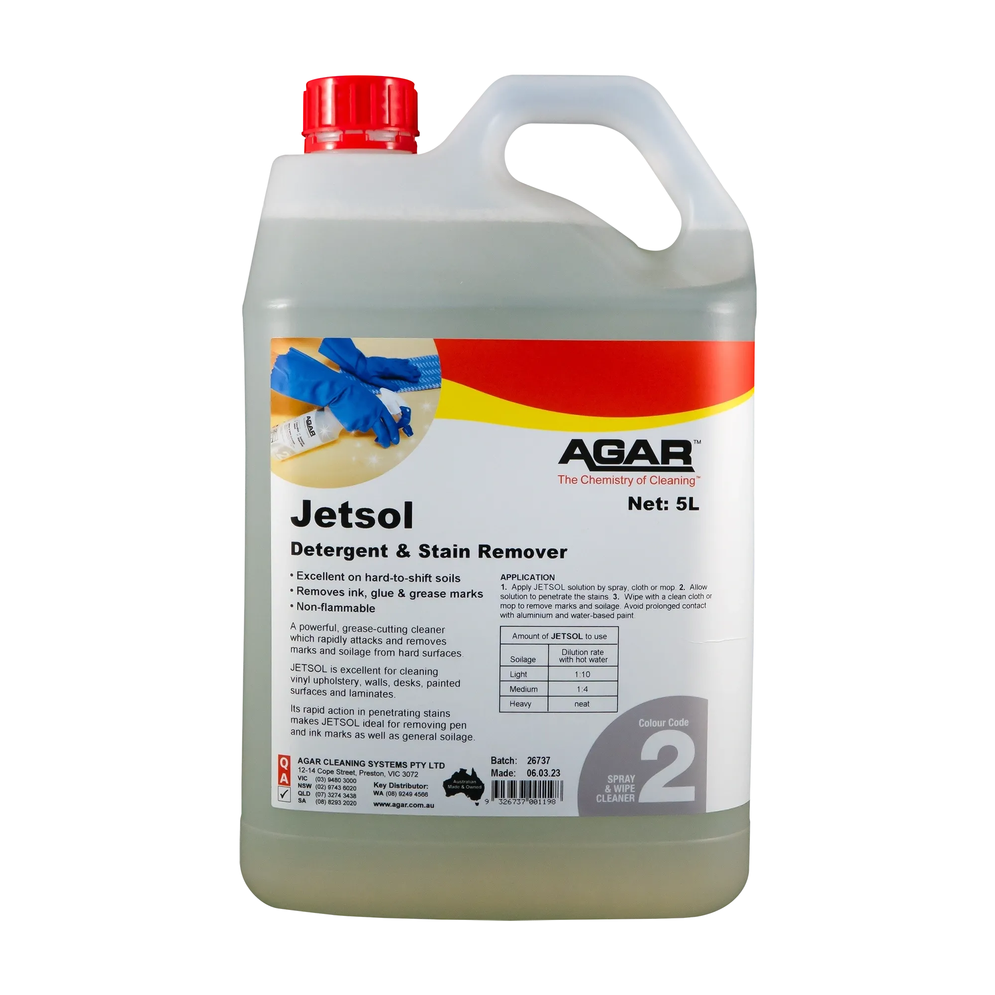 Agar Jetsol Detergent & Stain Remover