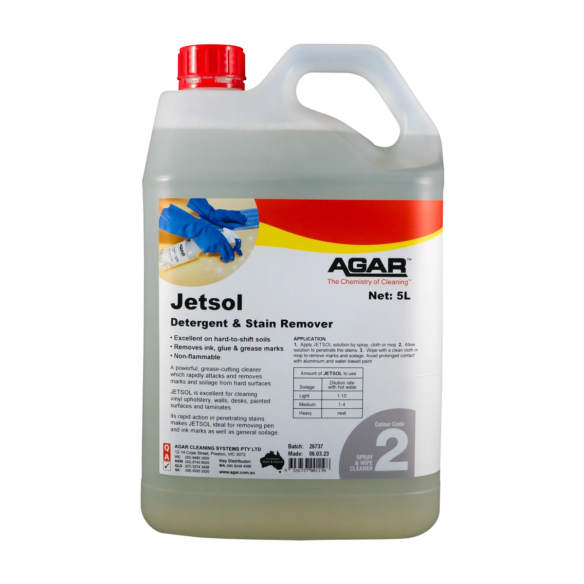 Agar Jetsol Detergent & Stain Remover