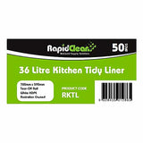 RapidClean Large 36L Kitchen Tidy Roll (Carton 1000)