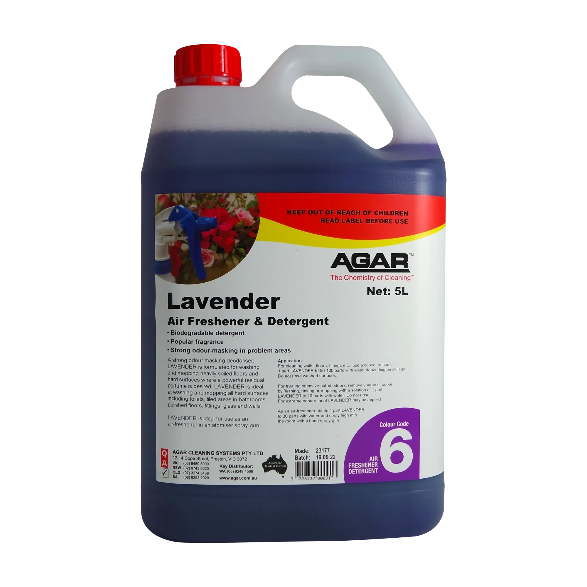 Agar Lavender Air Freshener & Detergent