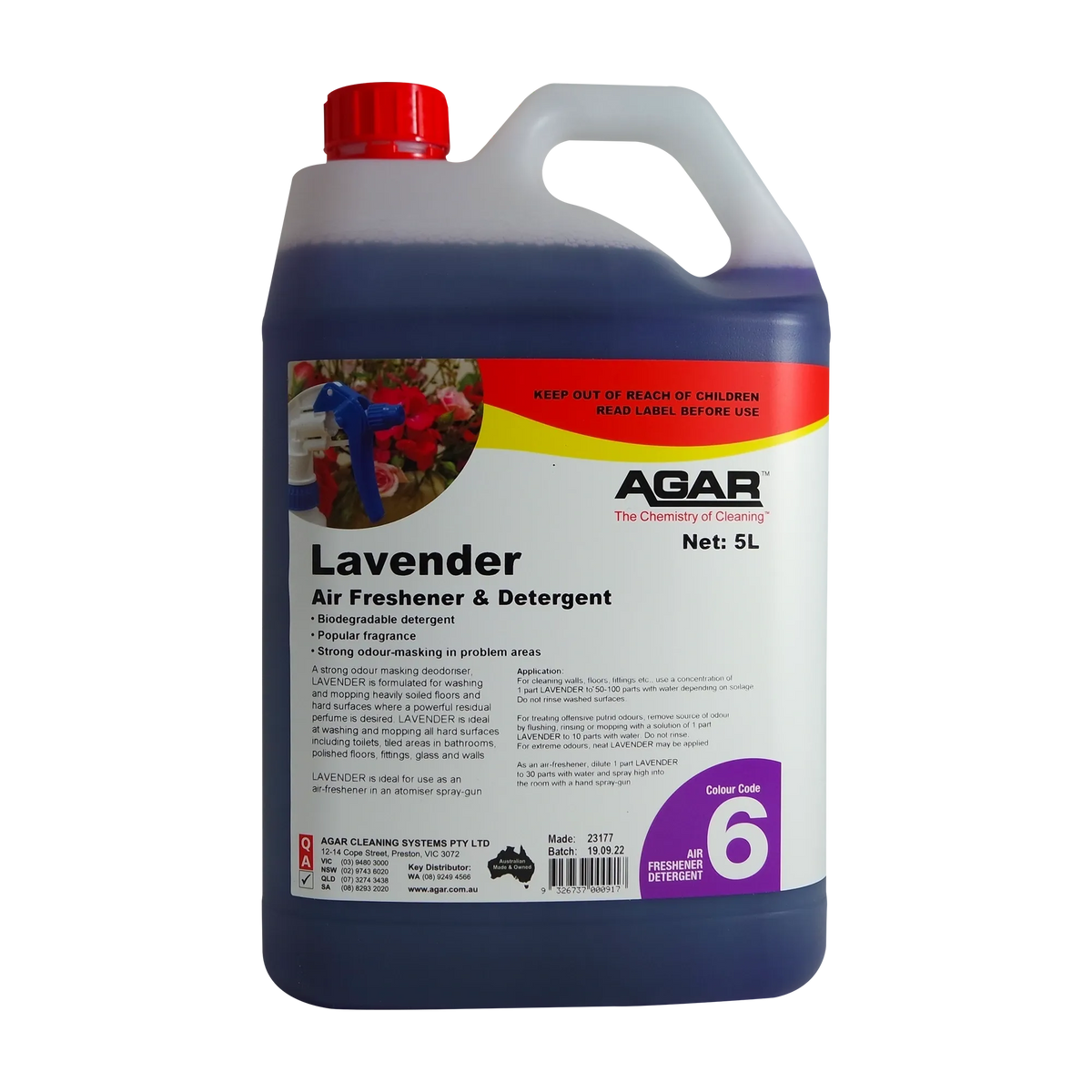 Agar Lavender Air Freshener & Detergent