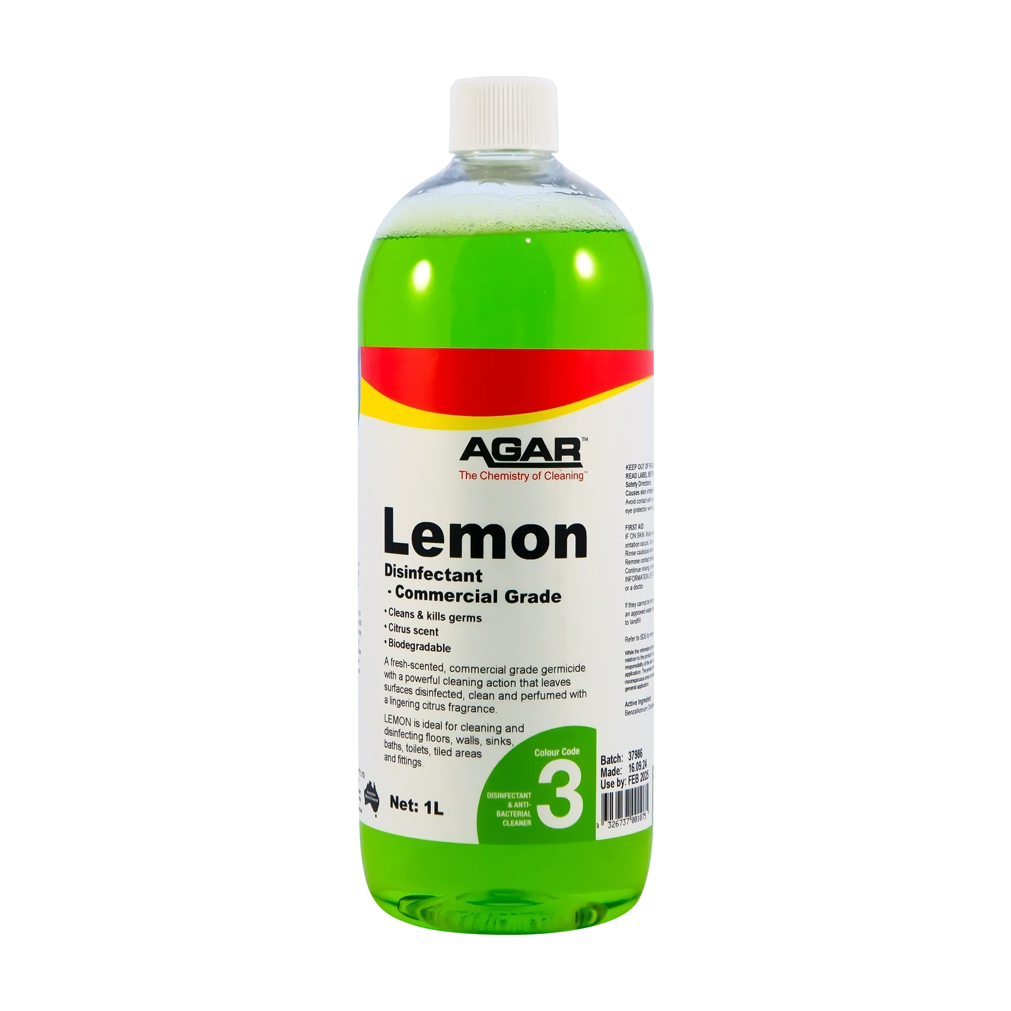 Agar Lemon Commercial Grade Disinfectant Various sizes