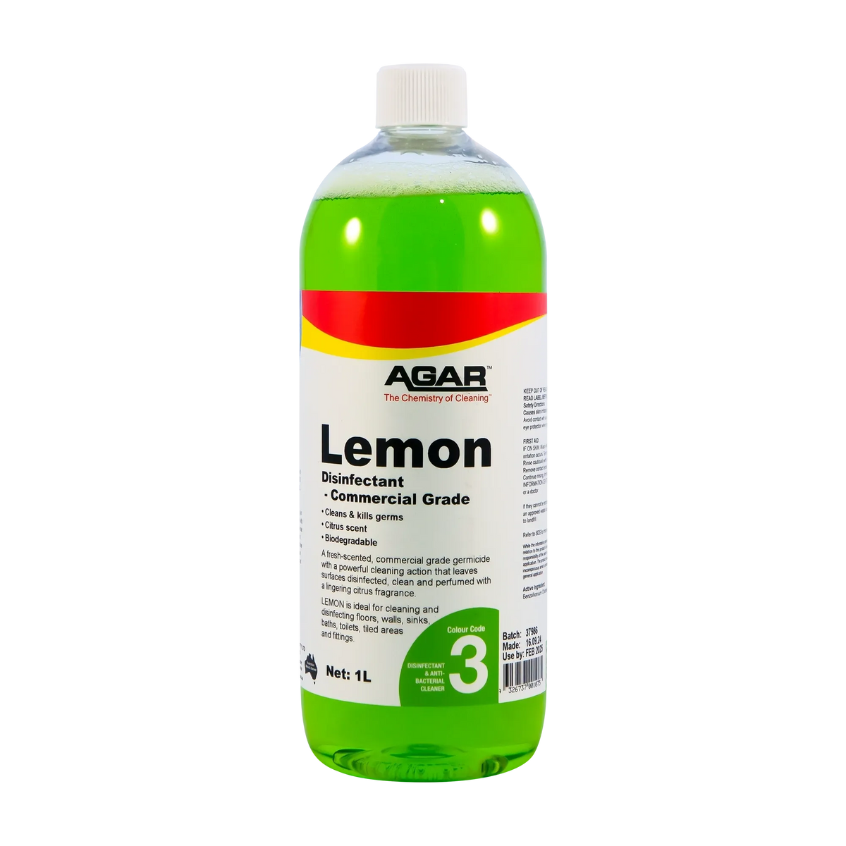 Agar Lemon Commercial Grade Disinfectant Various sizes