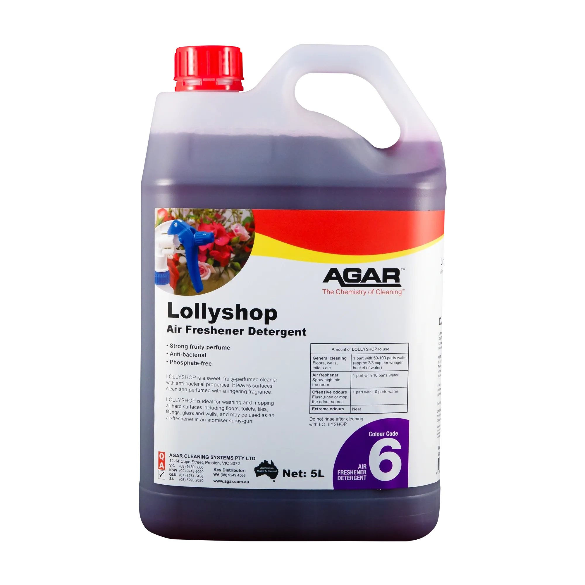Agar Lollyshop Air Freshener Detergent