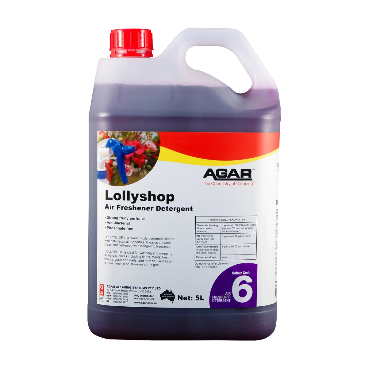 Agar Lollyshop Air Freshener Detergent