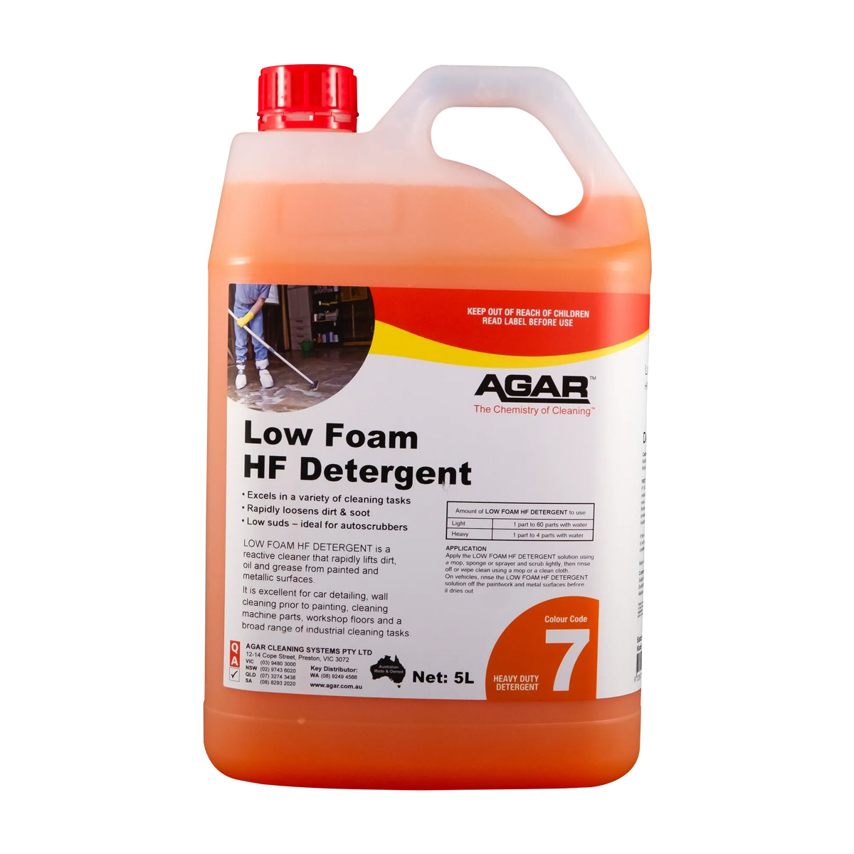 Agar Low Foam HF Detergent