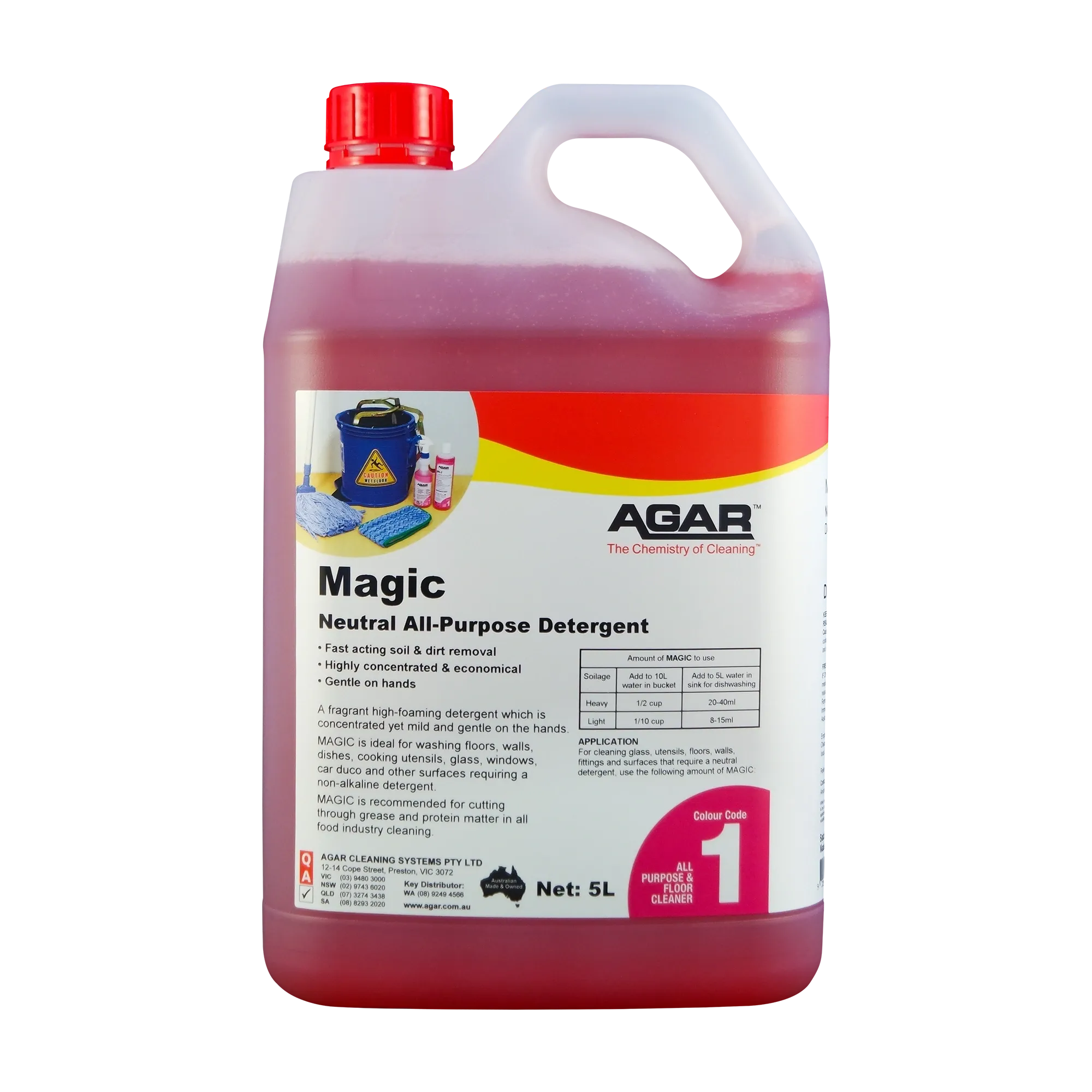 Agar Magic Neutral All-purpose Detergent Various Sizes