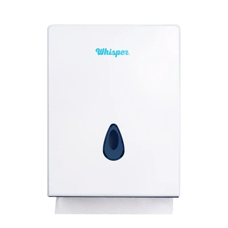 Slimline Multifold Hand Towel Dispenser Whisper - White