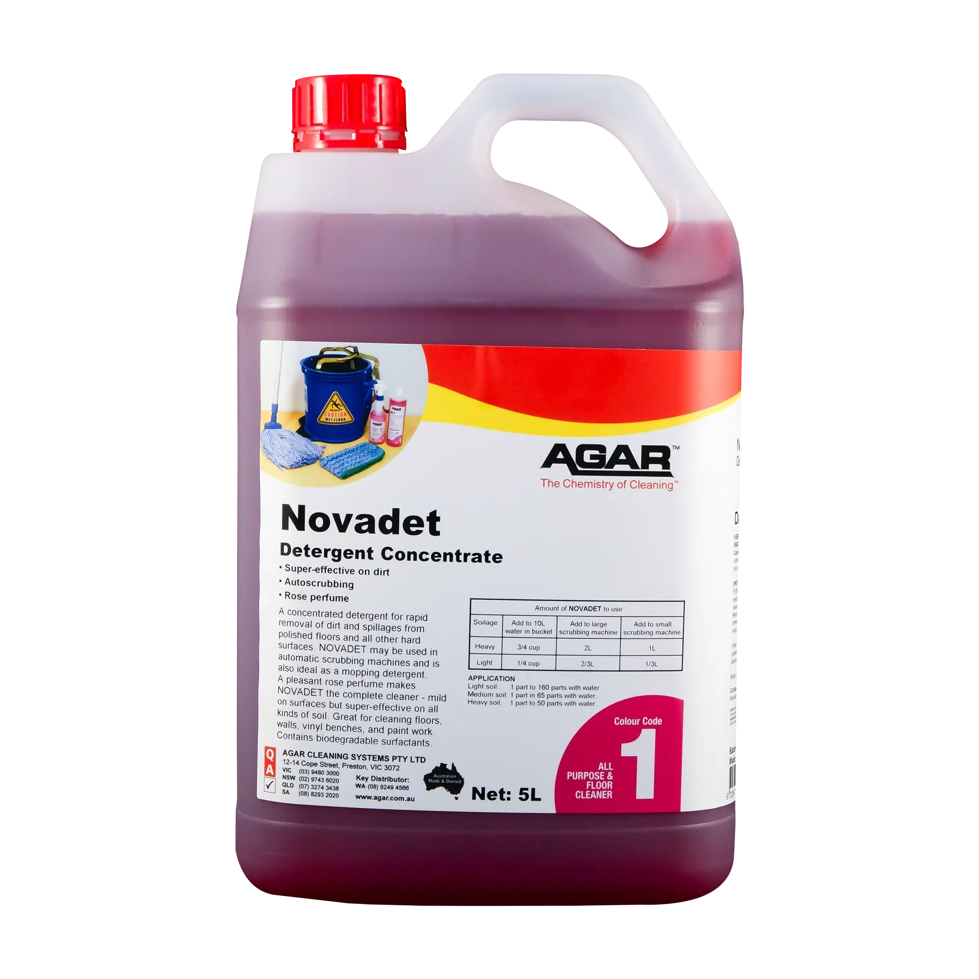 Agar Novadet Detergent Concentrate Various Sizes