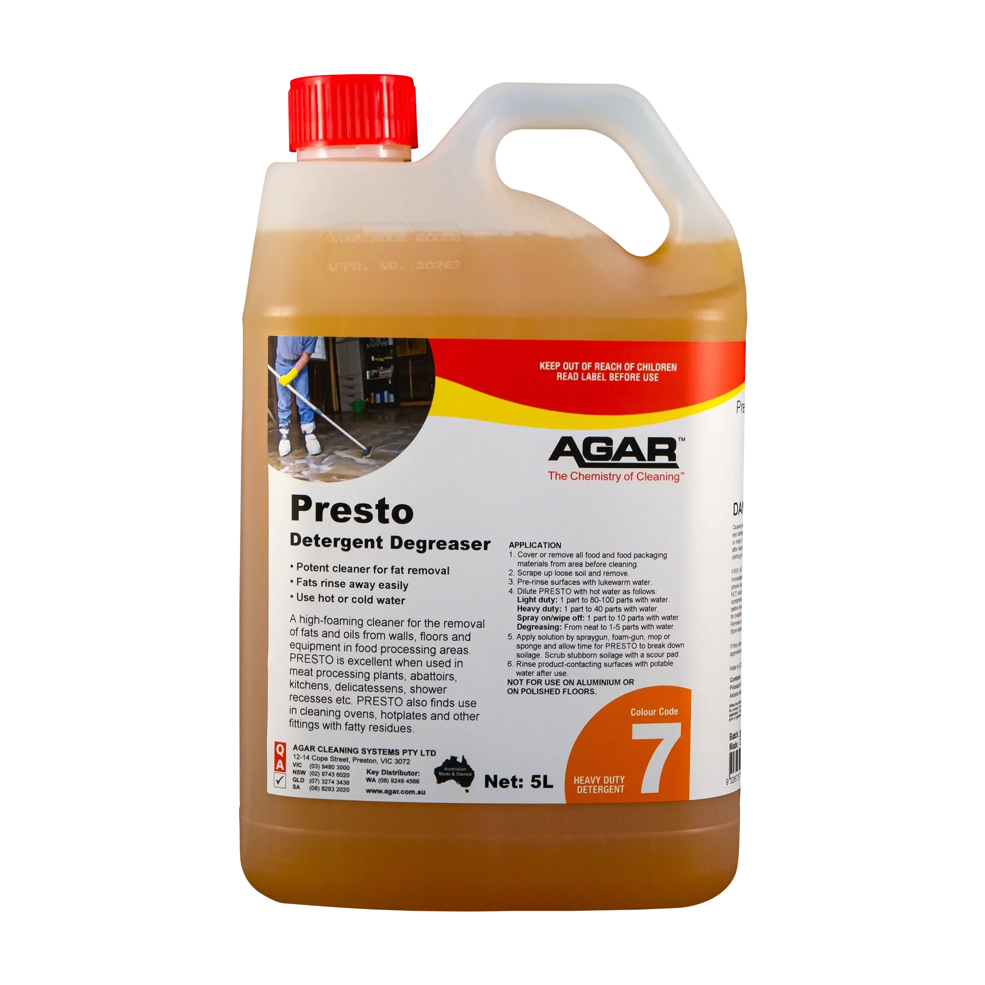 Agar Presto Detergent Degreaser