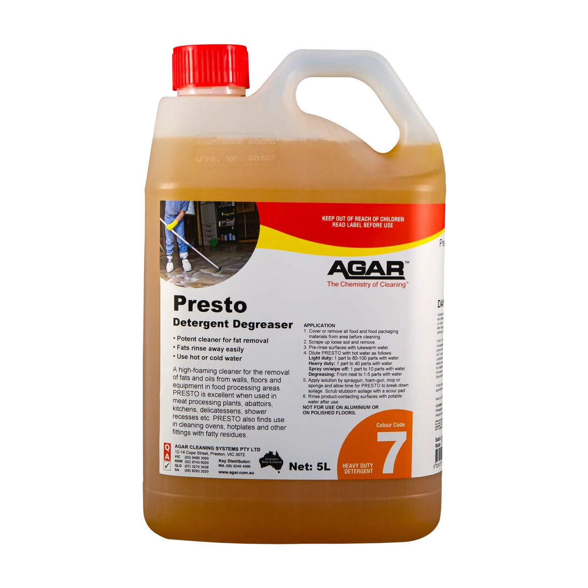 Agar Presto Detergent Degreaser