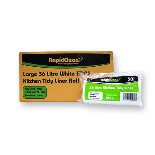 RapidClean Large 36L Kitchen Tidy Roll (Carton 1000)