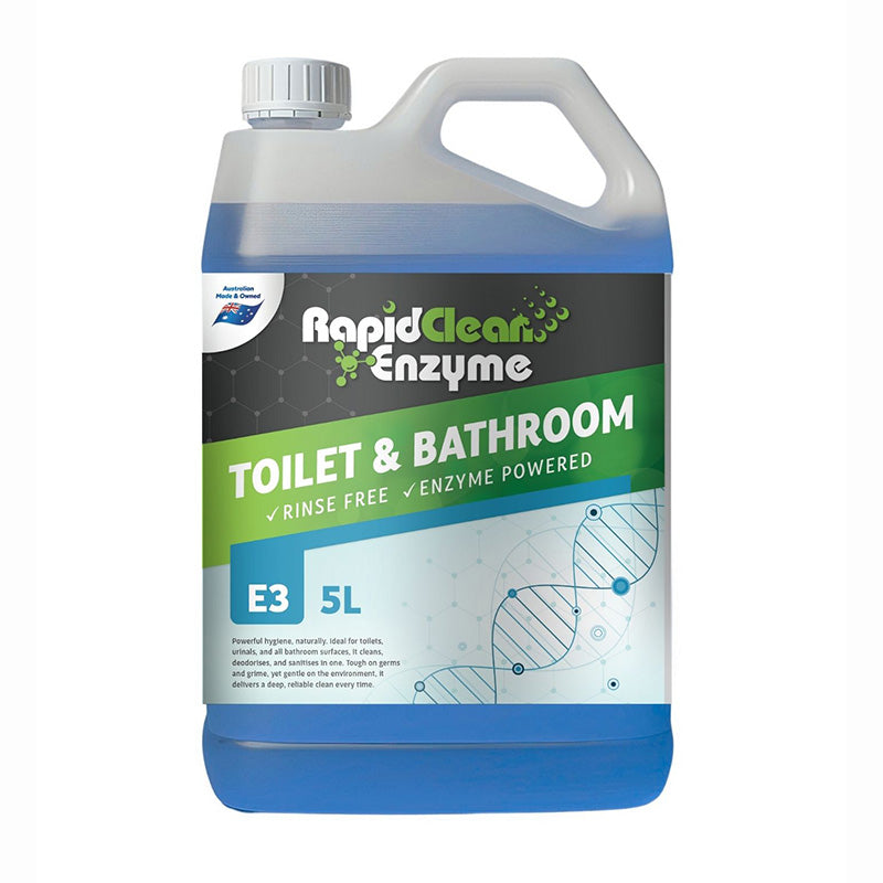 RapidClean Enzyme Toilet & Bathroom Cleaner (various sizes)