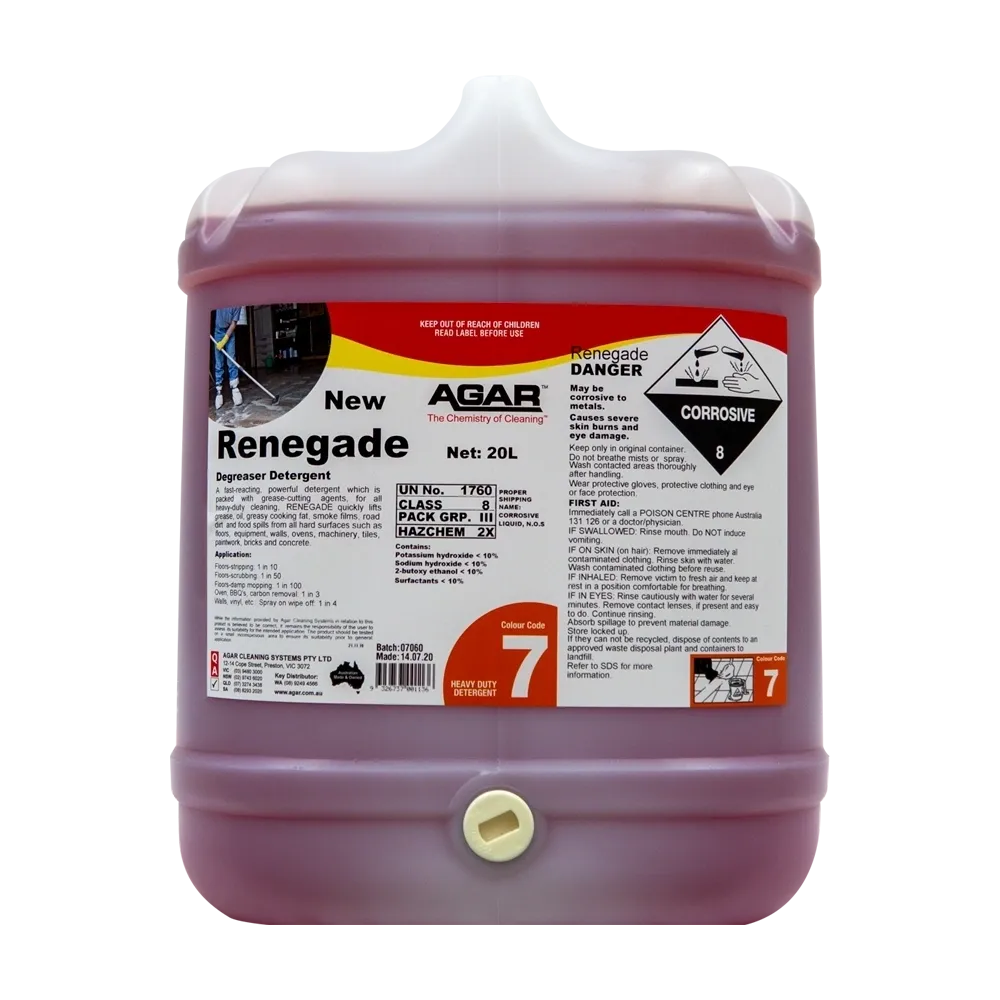Agar Renegade Degreaser Detergent