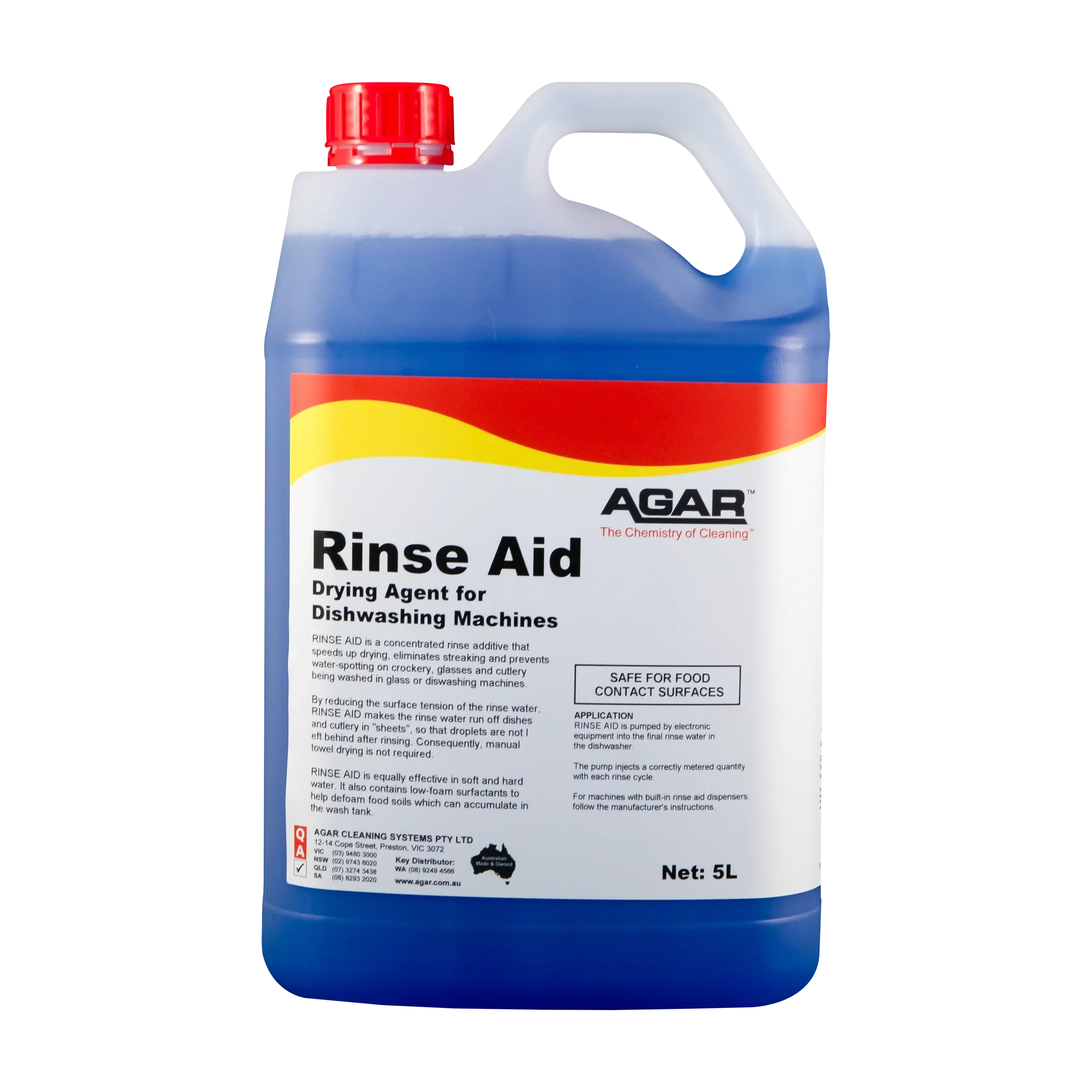 Agar Rinse Aid Drying Agent for Dishwashers