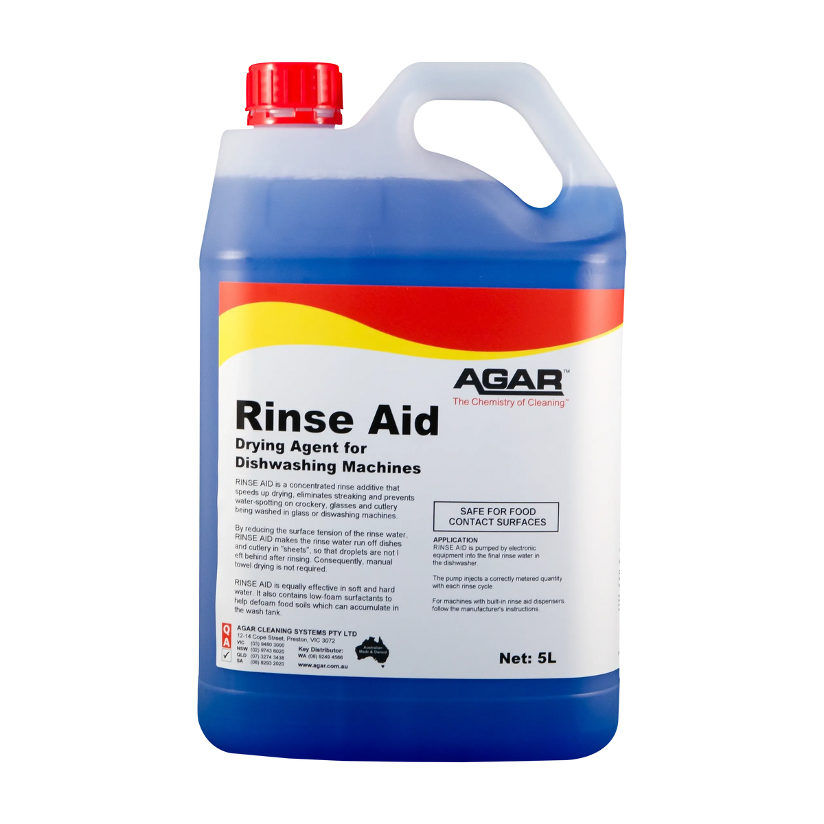 Agar Rinse Aid Drying Agent for Dishwashers