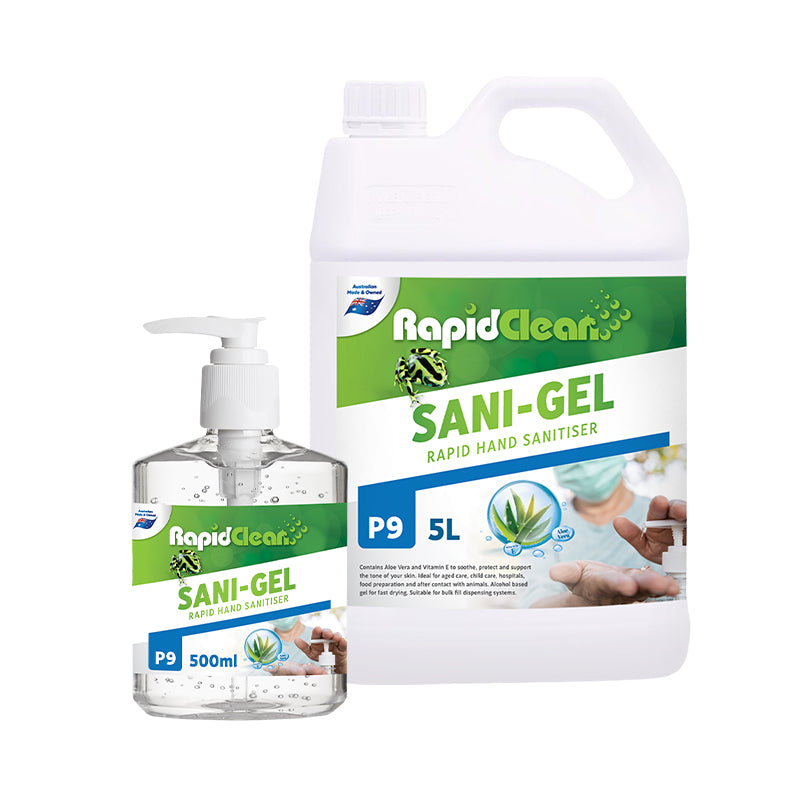 RapidClean Sani-Gel Rapid Hand Sanitiser (various sizes)