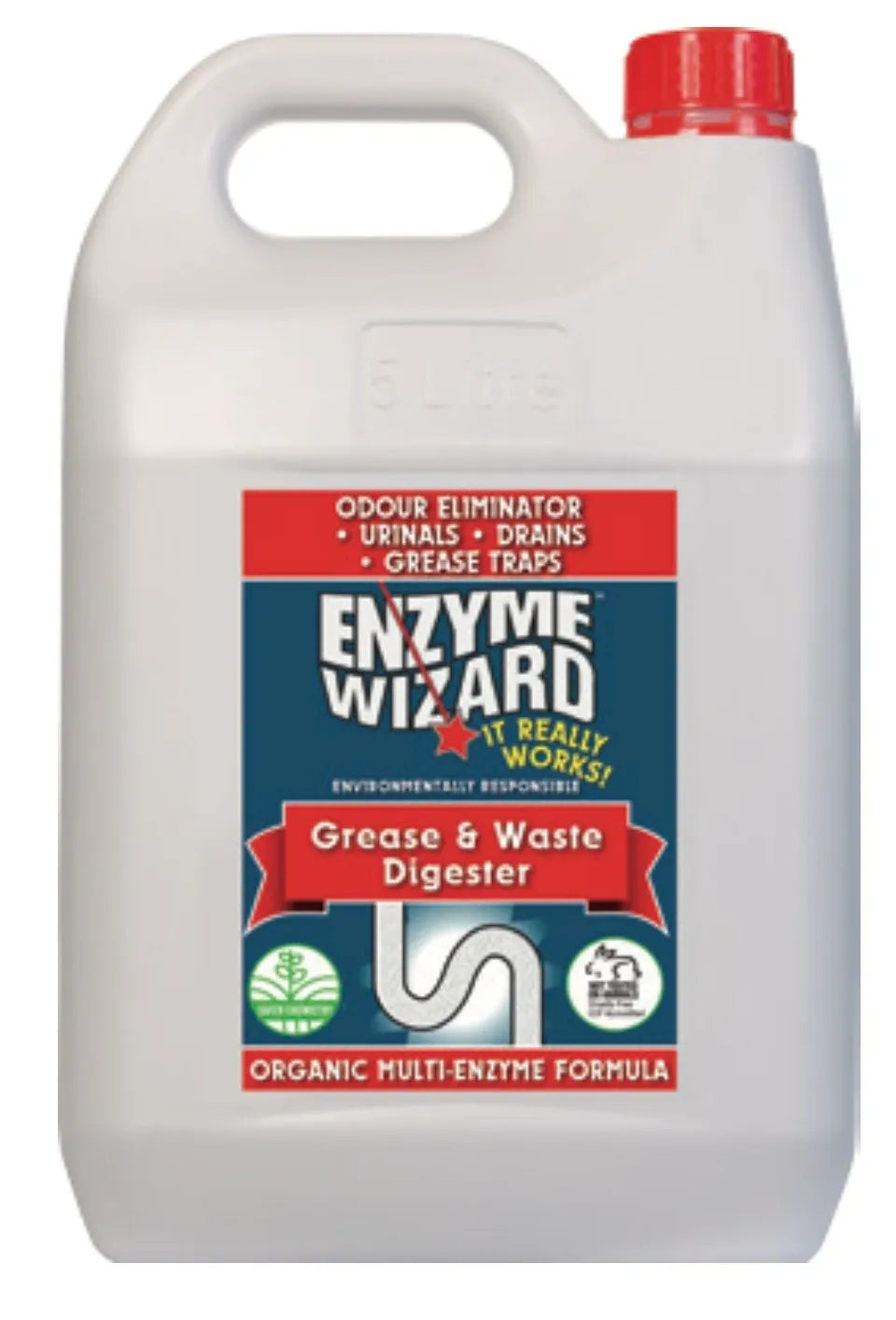 Enzyme Wizard Grease & Waste Digester Various Sizes