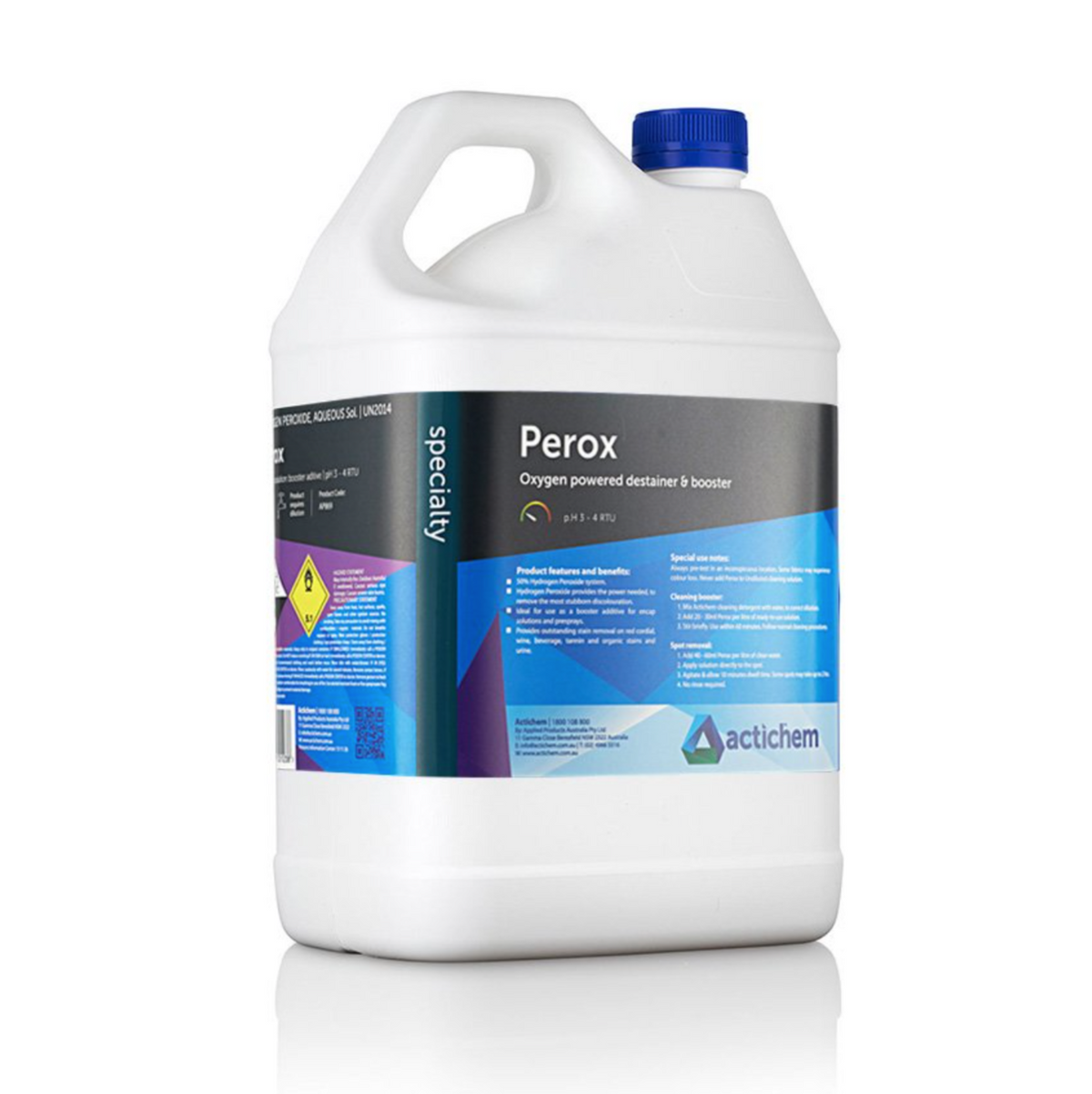 Actchem Perox 5L Oxygen powered Destainer and Remover