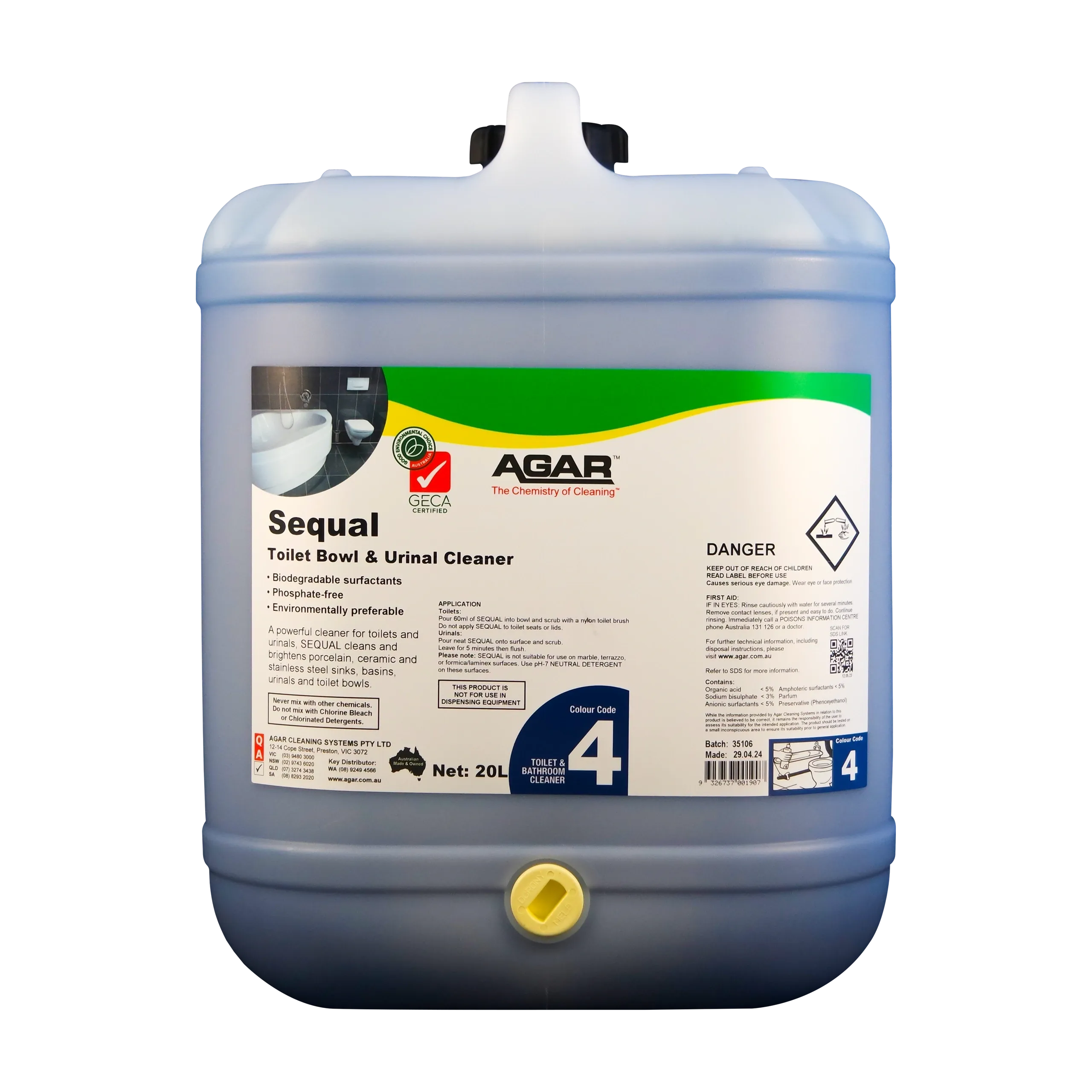 Agar Sequal Toilet Bowl & Urinal Cleaner