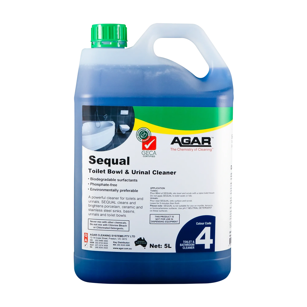 Agar Sequal Toilet Bowl & Urinal Cleaner